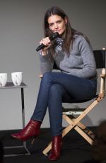 KATIE HOLMES at Apple Store Soho Presents Meet the Actor in New York