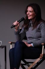 KATIE HOLMES at Apple Store Soho Presents Meet the Actor in New York