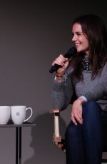 KATIE HOLMES at Apple Store Soho Presents Meet the Actor in New York