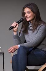 KATIE HOLMES at Apple Store Soho Presents Meet the Actor in New York