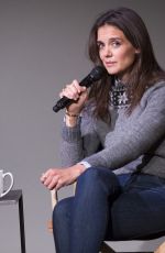 KATIE HOLMES at Apple Store Soho Presents Meet the Actor in New York