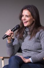 KATIE HOLMES at Apple Store Soho Presents Meet the Actor in New York