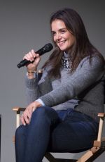 KATIE HOLMES at Apple Store Soho Presents Meet the Actor in New York