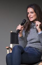 KATIE HOLMES at Apple Store Soho Presents Meet the Actor in New York