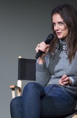 KATIE HOLMES at Apple Store Soho Presents Meet the Actor in New York