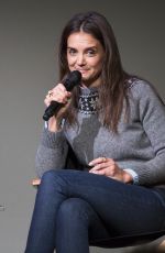 KATIE HOLMES at Apple Store Soho Presents Meet the Actor in New York