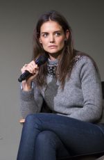 KATIE HOLMES at Apple Store Soho Presents Meet the Actor in New York
