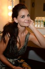 KATIE HOLMES on the Backstage of Late Show With David Letterman