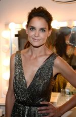 KATIE HOLMES on the Backstage of Late Show With David Letterman