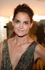 KATIE HOLMES on the Backstage of Late Show With David Letterman