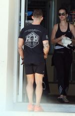 KATY PERRY in Leggings Out and About in Perth 0811