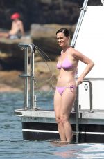 KATY PERRY in Pink Bikini at a Boat in Sydney