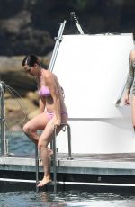 KATY PERRY in Pink Bikini at a Boat in Sydney
