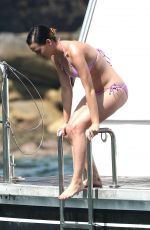 KATY PERRY in Pink Bikini at a Boat in Sydney