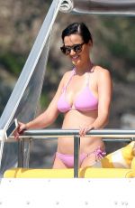 KATY PERRY in Pink Bikini at a Boat in Sydney