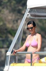 KATY PERRY in Pink Bikini at a Boat in Sydney
