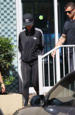 KATY PERRY in Spandex Out and About in Sydney