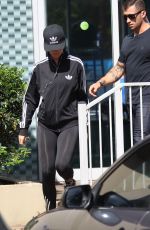 KATY PERRY in Spandex Out and About in Sydney