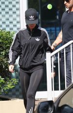 KATY PERRY in Spandex Out and About in Sydney