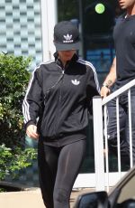 KATY PERRY in Spandex Out and About in Sydney