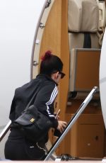 KATY PERRY Leaves Sydney in Private Jet