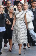KEIRA KNIGHTLEY Arrives at Jimmy Kimmel Liva in Hollywood