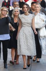 KEIRA KNIGHTLEY Arrives at Jimmy Kimmel Liva in Hollywood