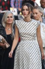 KEIRA KNIGHTLEY Arrives at Jimmy Kimmel Liva in Hollywood