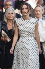 KEIRA KNIGHTLEY Arrives at Jimmy Kimmel Liva in Hollywood