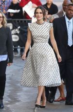 KEIRA KNIGHTLEY Arrives at Jimmy Kimmel Liva in Hollywood