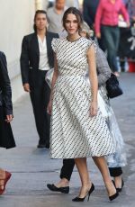 KEIRA KNIGHTLEY Arrives at Jimmy Kimmel Liva in Hollywood