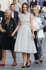KEIRA KNIGHTLEY Arrives at Jimmy Kimmel Liva in Hollywood