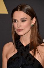KEIRA KNIGHTLEY at AMPAS 2014 Governor’s Awards in Hollywood