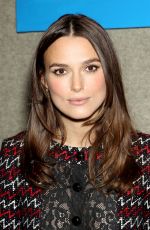 KEIRA KNIGHTLEY at The Imitation Game Photocall in New York