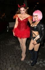 KELLY BROOK Arrives at a Halloween Party in Hollywood