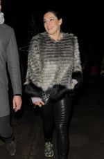 KELLY BROOK Arrives at Winter Wonderland in London