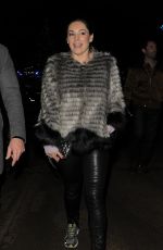 KELLY BROOK Arrives at Winter Wonderland in London