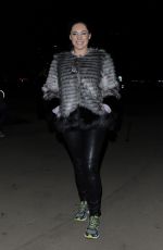 KELLY BROOK Arrives at Winter Wonderland in London