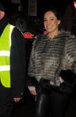KELLY BROOK Arrives at Winter Wonderland in London
