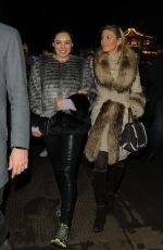 KELLY BROOK Arrives at Winter Wonderland in London