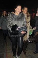 KELLY BROOK Arrives at Winter Wonderland in London