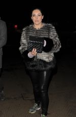 KELLY BROOK Arrives at Winter Wonderland in London