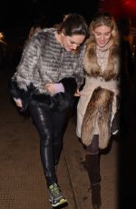 KELLY BROOK Arrives at Winter Wonderland in London