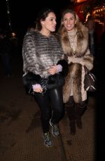 KELLY BROOK Arrives at Winter Wonderland in London