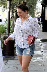 KELLY BROOK Heading to Lunch at Little Next Door in West Hollywood