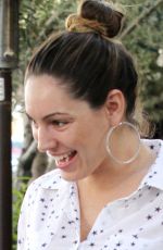 KELLY BROOK Heading to Lunch at Little Next Door in West Hollywood