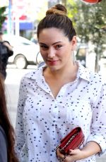 KELLY BROOK Heading to Lunch at Little Next Door in West Hollywood