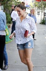 KELLY BROOK Heading to Lunch at Little Next Door in West Hollywood