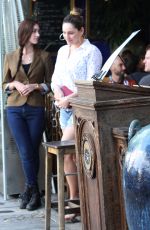 KELLY BROOK Heading to Lunch at Little Next Door in West Hollywood