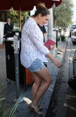 KELLY BROOK Heading to Lunch at Little Next Door in West Hollywood